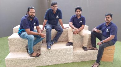 From Left -Prasad Nair, Kishan Karunakaran, Sumanth Selvarasu, Venkateswaran Selvan