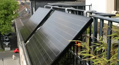 solar in balcony, Clean Green, RE, solar panel 1