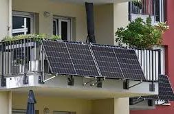 solar in balcony, Clean Green, RE, solar panel