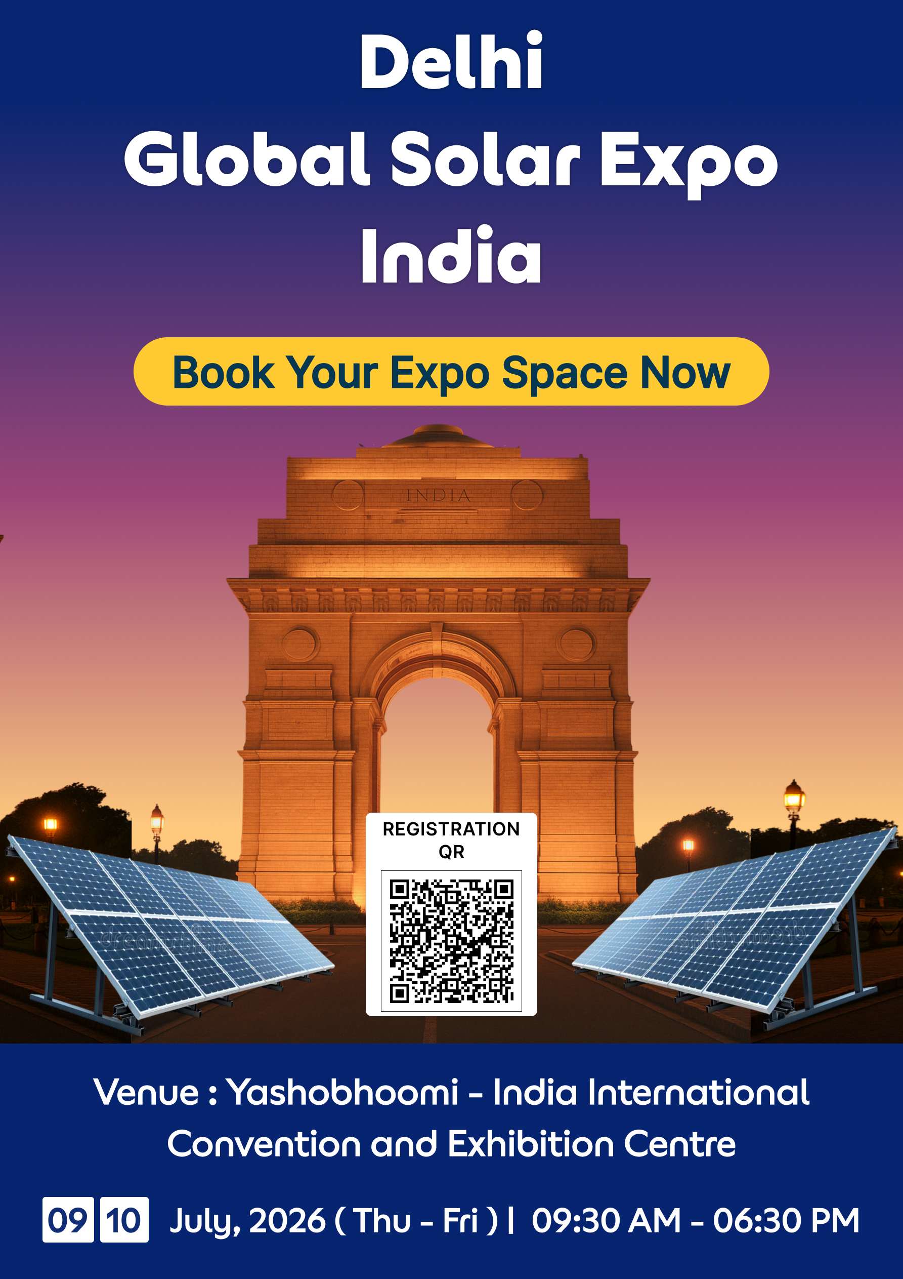 New Delhi – Yashobhoomi – Global Solar Expo INDIA