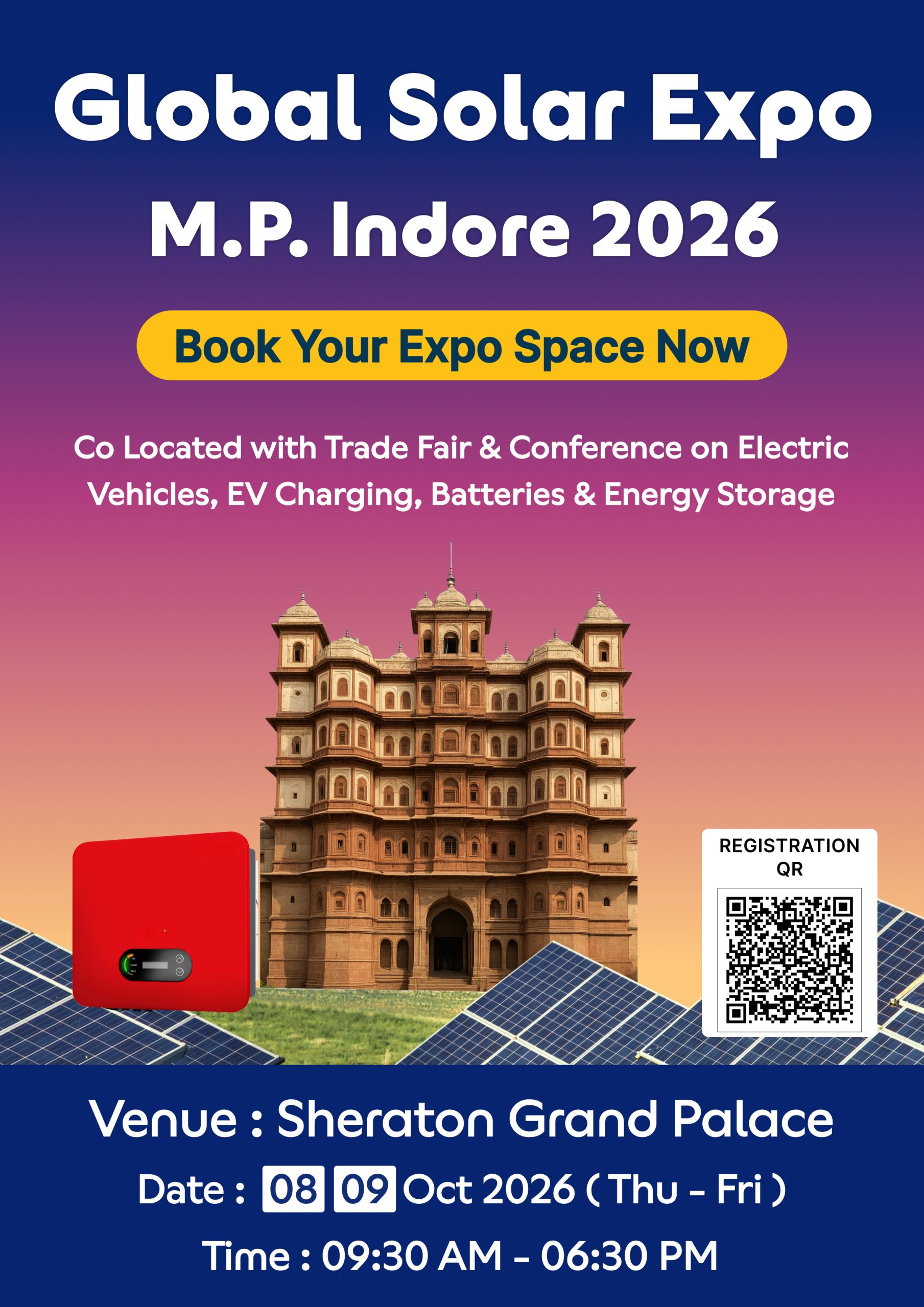 Indore 2026 – Global Solar Expo MP, Madhya Pradesh